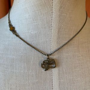 Lucky Brand Snake Charm Necklace